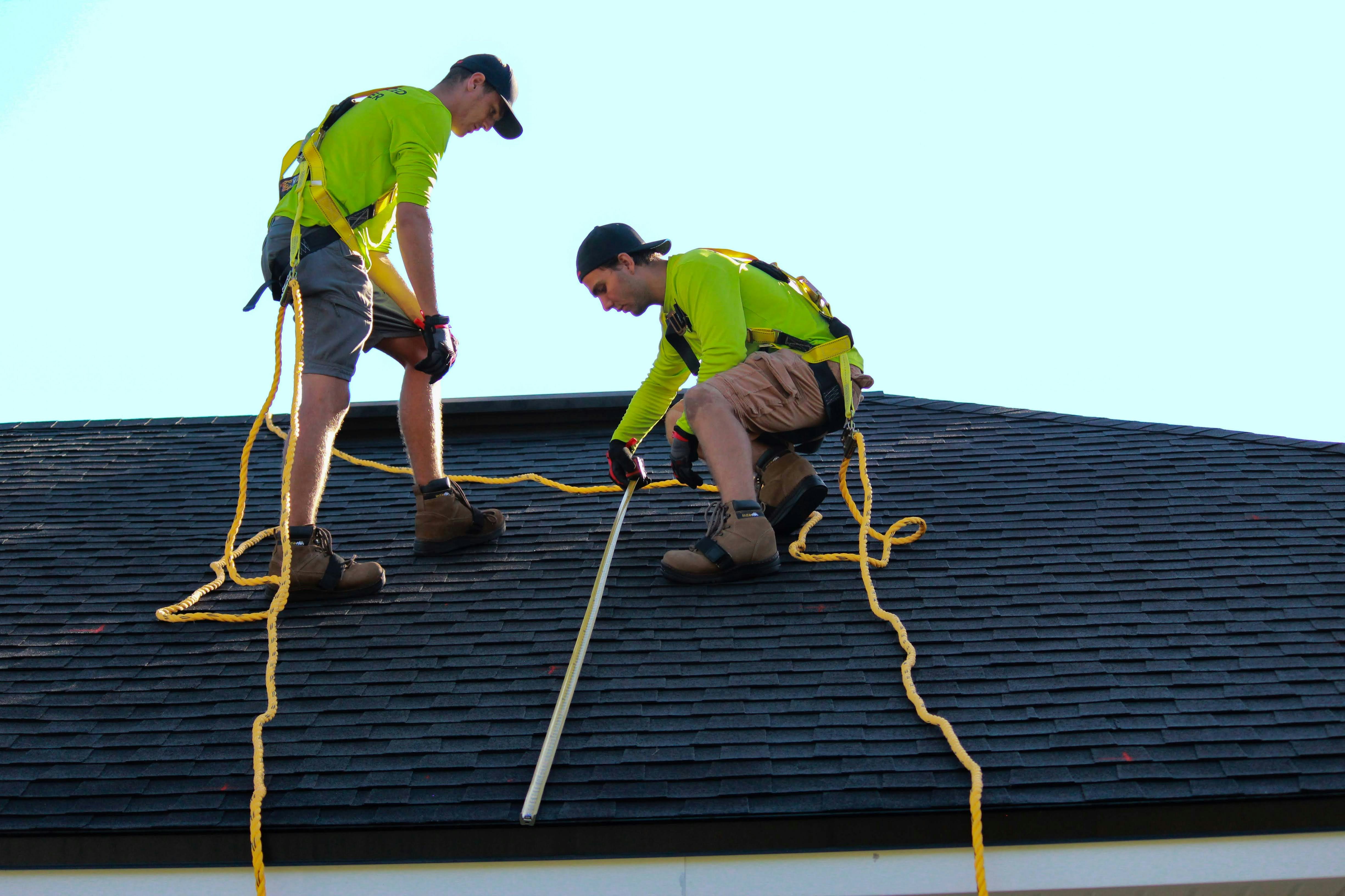 Aluminium roofing installation